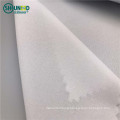 Chinese manufacturer best selling cheap 100% polyester double dot pa coating fusing fabric plain weaving woven interlining